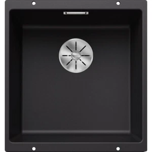 Blanco Subline 400-U 1.0 Bowl Black Granite Undermount Kitchen Sink - Picture 1 of 12