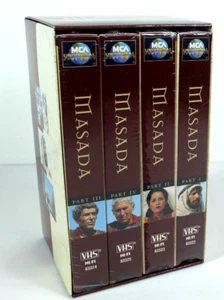 Masada Miniseries VHS, 2000, 4-Tape Set. Tapes Brand New Sealed. 6:34 Total Time - Imagen 1 de 7
