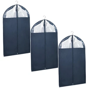 WENKO 3er Set Kleider Sack Hülle Schutz Säcke Aufbewahrung Anzug 100 x 60 cm - Bild 1 von 3