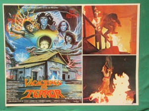 VACATIONS OF TERROR Horror PEDRO FERNANDEZ Witch EVIL DOLL MEXICAN LOBBY CARD 7