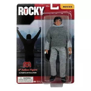 Mego Rocky Figura de Acción Nuevo Balboa En Sweatsuit 20CM Moc y Emb. Orig. - Imagen 1 de 2