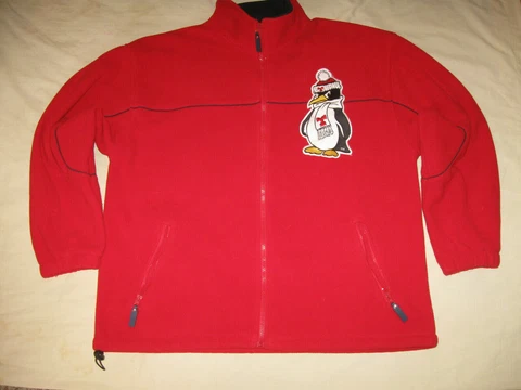 YSU Penguins Fleece Sweatshirt Full Zip Up Youngstown State Men's Large NCAA OH Cover