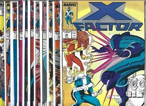 X-FACTOR LOT OF 11 - #41 42 43 44 45 46 47 48 49 50 (NM-) HIGH GRADE COPPER AGE - Picture 1 of 1