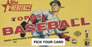 2005 Topps Heritage Base & SP Cards #251-475 You Pick Your Own Complete Your Set
