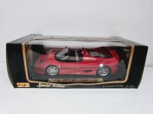 Maisto Special Edition red Ferrari F50 1995 Die-Cast Car - NIB - 1:18 scale