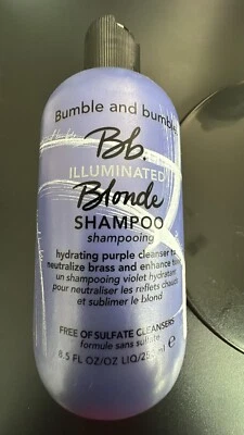 Bumble And Bumble Illuminated Blonde PURPLE SHAMPOO Full Size 8.5Oz 250mL  - Image 1 of 3