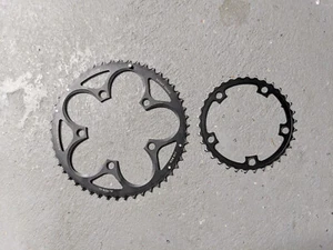 SRAM Powerglide 50t & 34t Chainrings for Road, 10 speed 110 BCD 50/34 - Picture 1 of 9