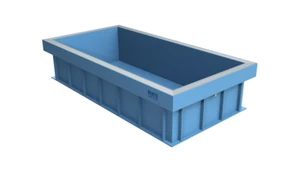 PP-Überlaufbecken, Schwimmbad, PP pool, PP Schwimmbecken - Bild 1 von 5