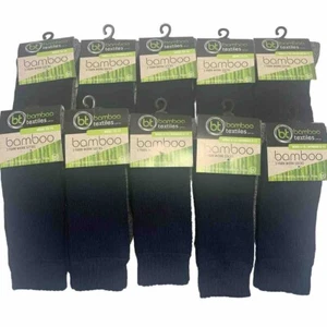 BAMBOO WORK SOCKS 5 or 10 Pair BULK BUY Cushion Sole Odour Resistant FREE POST - Picture 1 of 5