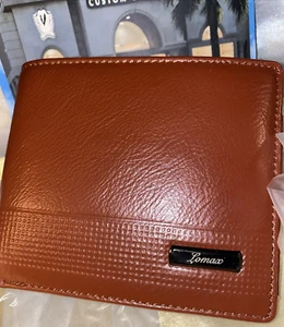 LOMAX Full Grain Leather Men’s Bifold Wallet w/Rocky's Custom Clothes Insignia - Bild 1 von 17