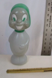 BULLWINKLE ROCKY THE FLYING SQUIRREL CHARACTER SOAKY BUBBLE BATH BOTTLE 1960s - Picture 1 of 4