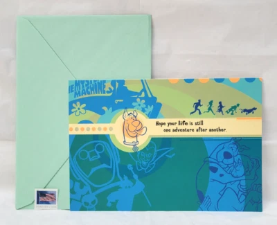 Vintage Ambassador Scooby-Doo - Happy Birthday Son Greeting Card- Includes Stamp - Image 1 of 4