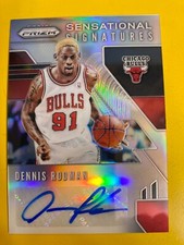 DA17448  2019-20 Panini Prizm Sensational Signatures AUTO Dennis Rodman