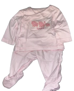 The Children's Place Baby Girls Shirt & Pants Set, Pink, 7 Lb - Picture 1 of 2