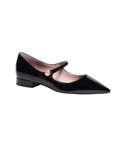 Kate Spade New York Damen-Mary Jane-Flats Maya Perlenimitat schwarz Größe 9M - Bild 1 von 5