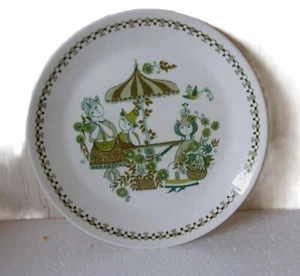 Vintage Figgjo Flint 20cm Salad Plate Turi Market Design Norway 1970s - Picture 1 of 2