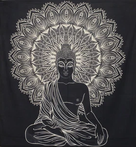 Tagesdecke Bettüberwurf Mandala Wandbehang Vorhang Überwurf Decke Indisch 67.1 - Bild 1 von 2