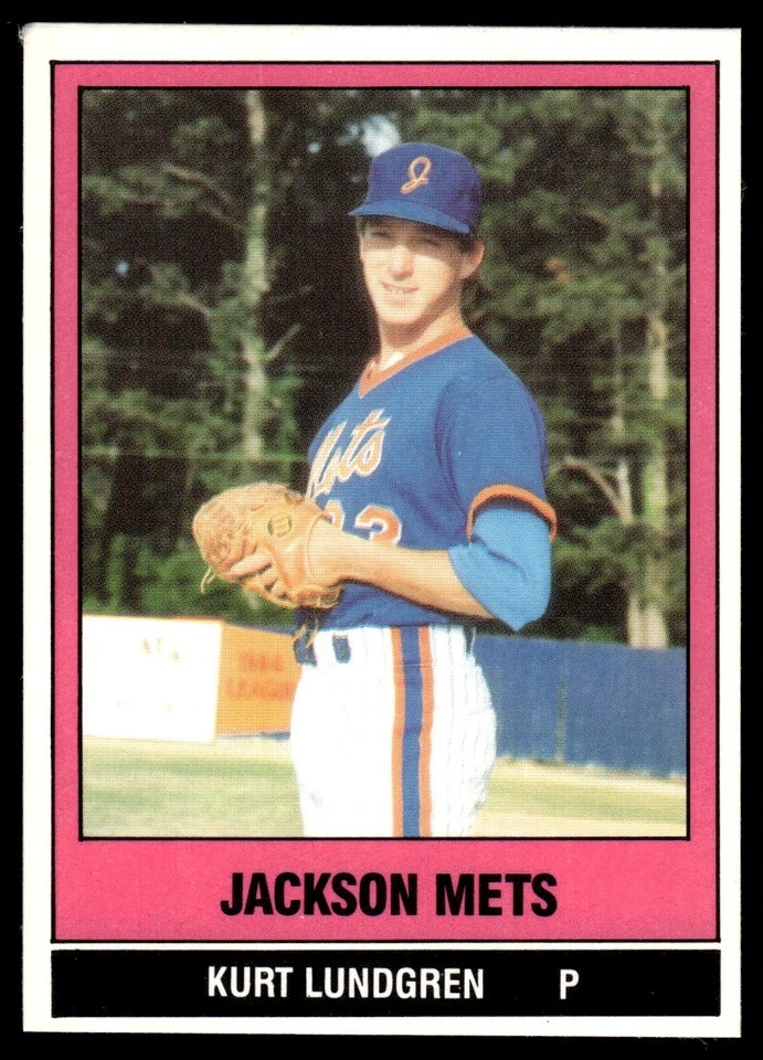 1986 TCMA Jackson Mets Kurt Lundgren #7 - Image 1 of 2