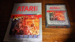  Atari 2600 Raiders Of The Lost Ark   Error mispelling Label 1986  tested - Picture 1 of 1