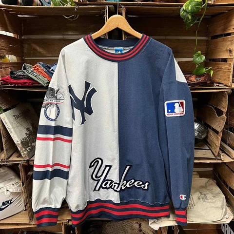90s Champion NY Yankees Pullover, XL Cover