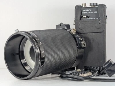 [Exc+5] Yashica Medical 100mm f/4 Lens w/ medical 100 DC Pack from JAPAN - Image 1 of 4