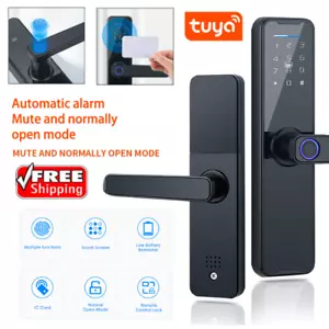 Smart Door Fingerprint Wifi Password Lock Home Entrance Door Anti-theft Door - Picture 1 of 12