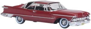 NEW Oxford Diecast Vehicle 1/87 HO 1959 Chrysler Imperial Crown Red/Blk - Picture 1 of 6