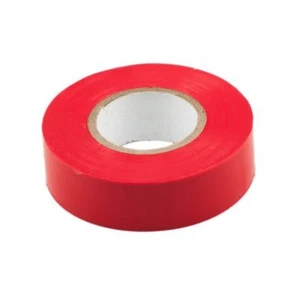 1x ROTOLO NASTRO ISOLANTE PVC ELETTRICO ROSSO 18mm x20m PROFESSIONALE 19 Fiamme - Foto 1 di 1