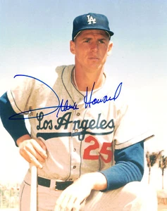 Frank Howard firmado 8x10 por los Dodgers de Los Ángeles - Imagen 1 de 2