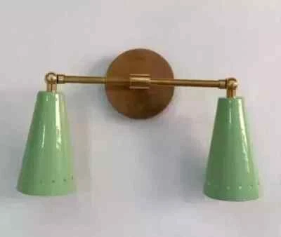 1950'S Mid-Century Modern Wall Sconce Italian Sputnik Brass Wall Sconces - Image 1 of 4