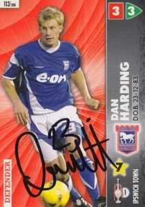 DAN HARDING HAND SIGNED IPSWICH TOWN 2007 PANINI CHAMPIONSHIP CARD. - Picture 1 of 1