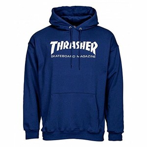 thrasher gonz moletom com capuz royal blue