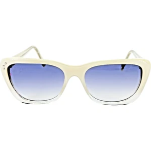 Shauns California Fidra Womens Plastic Sunglass 01 Snow to Crystal 53-18 Flawed - Picture 1 of 5