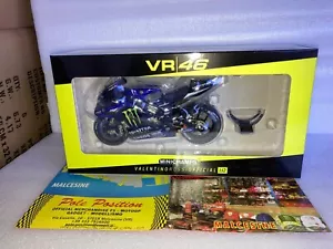 1:12 MINICHAMPS YAMAHA MOTOGP 2019 V. ROSSI LIMITED 1200 PCS NEW SHIP. WORLDW. - Foto 1 di 6