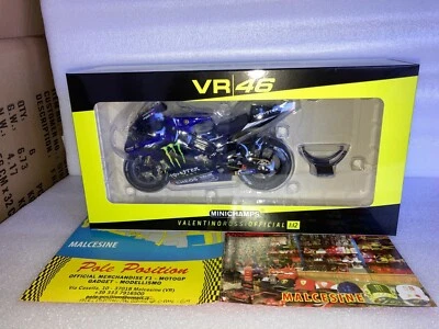 1:12 MINICHAMPS YAMAHA MOTOGP 2019  V. ROSSI LIMITED 1200 PCS NEW SHIP.  WORLDW. - Immagine 1 di 4