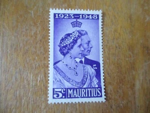 Mauritius 1948 - KGVI Royal Silver Wedding Anniv - MNG Single - SG270 - Picture 1 of 3