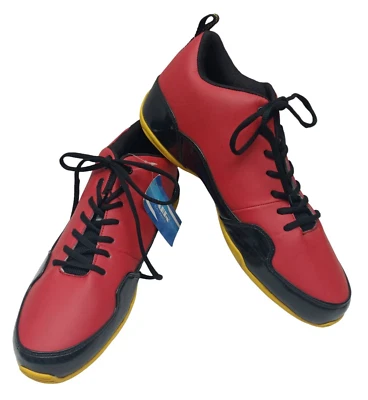 Zapatillas Deportivas Hombre AIR BALANCE BRAND Talla 13 Rojo, Negro, Amarillo Nuevas Con Etiquetas Foto 1 de 4