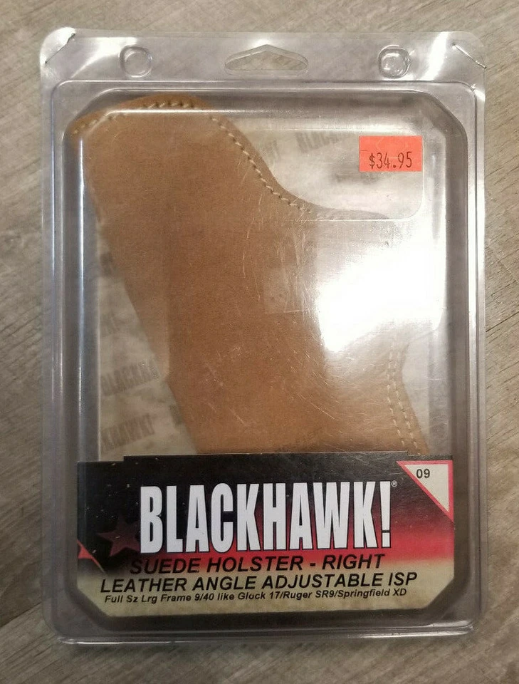 Blackhawk Suede Angle Adjustable ISP Holster Glock 17 Right Handed 421809bn-r