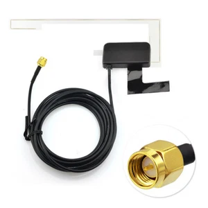 Car Window Glass Mount Aerial SMA-M Antenna 3M cable for DAB Digital Radio DAB+ - Picture 1 of 10