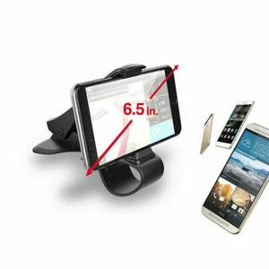 Supporto Cellulare Universale Clip On Auto HUD GPS Cruscotto Supporto Antiscivolo - Foto 1 di 3