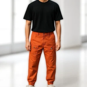 Bellfield Herren Motorrad Hose Rip-Stop Burnt Orange Tactical Parachute 36 Reg 36x29 - Bild 1 von 23