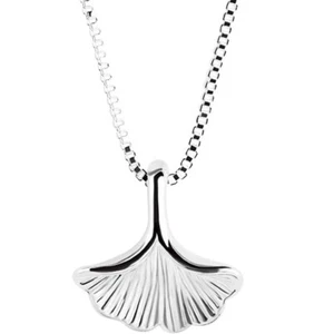 Ginkgo Blatt Anhänger Halskette Ginkgo Blatt Halskette Schlüsselbein Kette - Bild 1 von 12