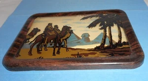 VINTAGE ÄGYPTISCHE SILHOUETTE BILD - Bild 1 von 3