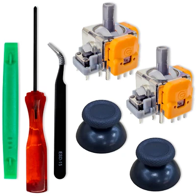 SOSS GAMING® Hall Effect Joysticks UPGRADE Kit for PS5 Dualsense Controllers (2)