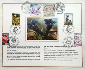 SPECIAL FLORALIES FRANCE FEUILLET PHILATÉLIQUE CEF ARDENNES 123 - Picture 1 of 3