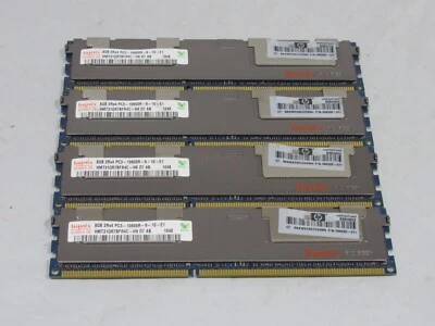 HP Proliant / Hynix HMT31GR7BF4C-H9 / 500205-071 Memory Ram 32GB Kit 4x 8GB - Image 1 of 4