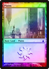 Plains (287) FOIL Ravnica: City of Guilds NM Basic Land MAGIC CARD ABUGames