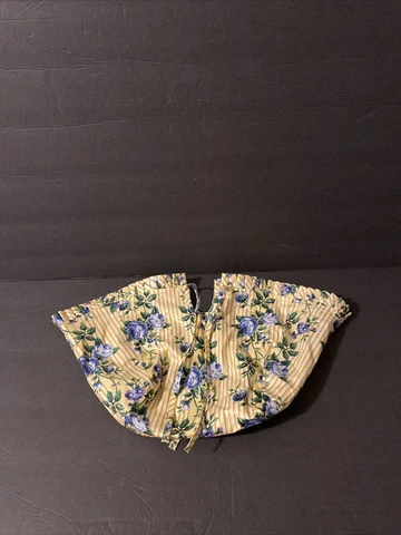 Longaberger Medium Peg / Utensil Basket Liner In Rose Trellis Cover