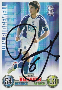BIRMINGHAM HAND SIGNED LIAM RIDGEWELL MATCH ATTAX CARD 07/08. - Picture 1 of 1