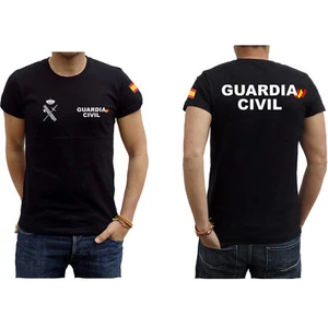 T-shirt Guardia Civil drapeau Espagne - Picture 1 of 2